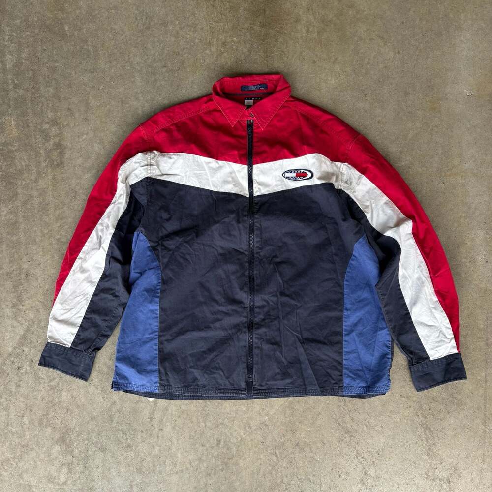 Vintage designer Tommy Hilfiger zip up lightweight jacket rare